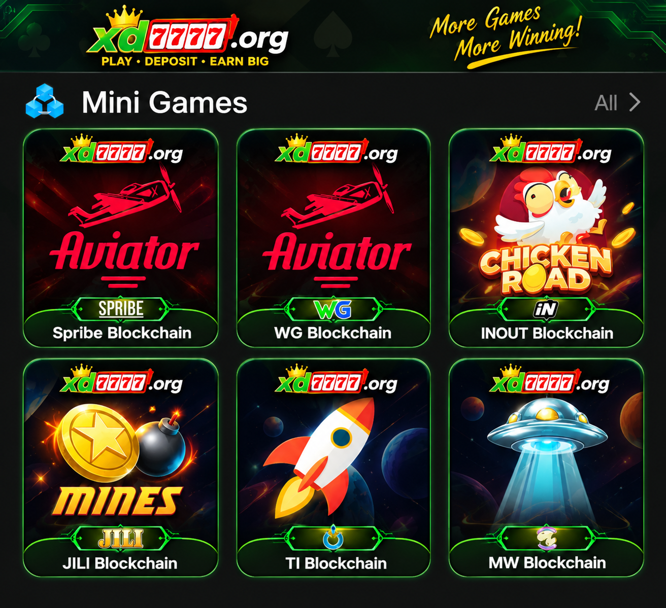 XD777 mini games